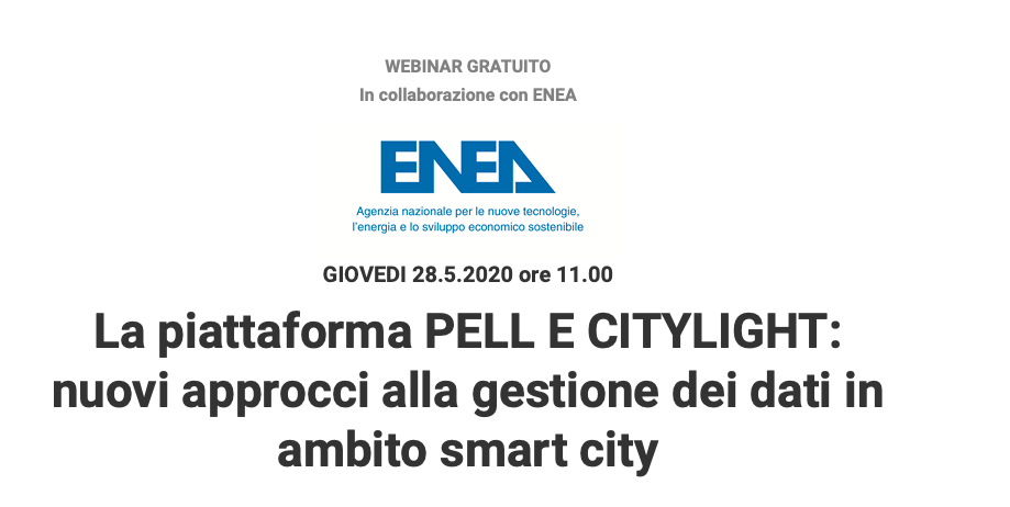 La piattaforma PELL E CITYLIGHT: nuovi approcci alla gestione dei dati in ambito smart city